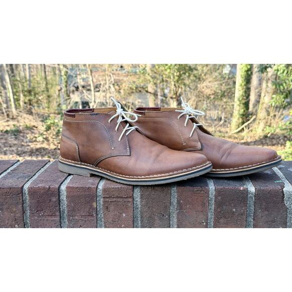 Steve Madden Heston Chukka Boots Tan Leather - Worn Twice 